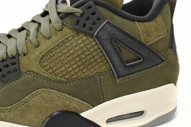 Cheap TBK Olive Air Jordan Medium 4 FB9927-200 Craft 0701